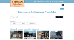 Desktop Screenshot of ceciliaalvarezinmob.com.ar